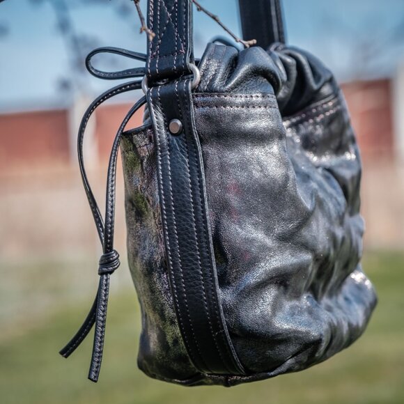 Rough & Tumble -Baby Borough Black with Gilded Pockets & Purple Lining - Picture 10 of 13